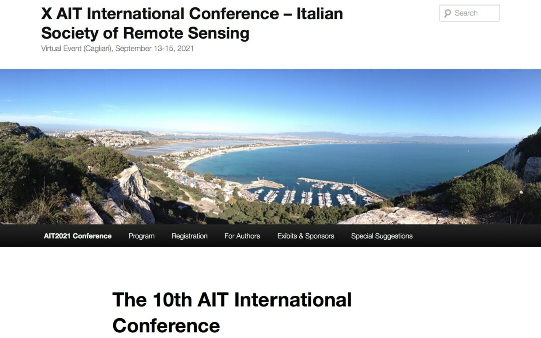 X AIT International Conference Italian Society of Remote Sensing